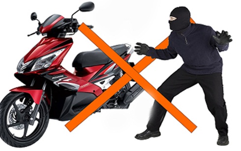  Xe máy là tài sản dễ bị mất cắp nếu không biết cách phòng tránh.