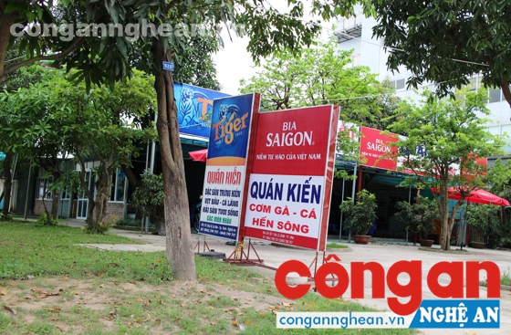 Một phần đất Dự án Trung tâm thương mại biến thành địa điểm kinh doanh.