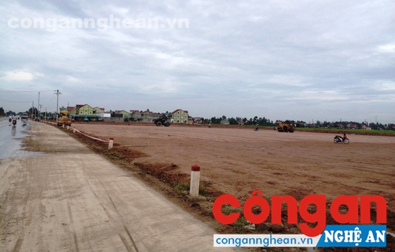 Công tác GPMB ở Khu công nghiệp dịch vụ VSIP đang được các lực lượng chức năng gấp rút triển khai.