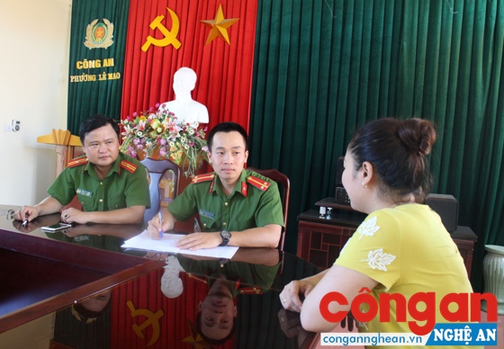  Công an phường Lê Mao tiếp nhận tin tố giác tội phạm ma túy của công dân