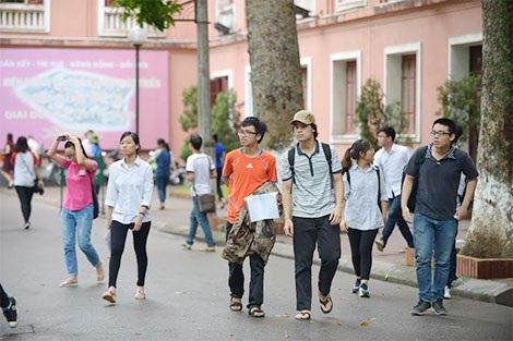 Thí sinh thi THPT quốc gia năm 2016.