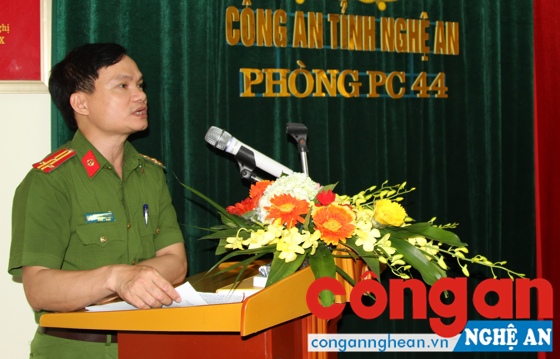 Lãnh đạo văn phòng cơ quan CSĐT kêu gọi CBCS thi đua thực hiện tốt nhiệm vụ chính trị trong năm 2016