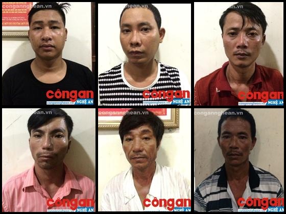 6 đối tượng gây án sa lưới