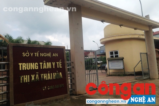 Trung tâm Y tế TX Thái Hòa - nơi xảy ra những sai phạm