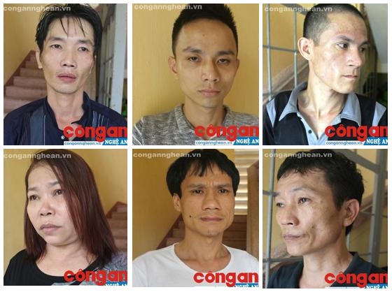 Các đối tượng đánh bạc bị tạm giữ
