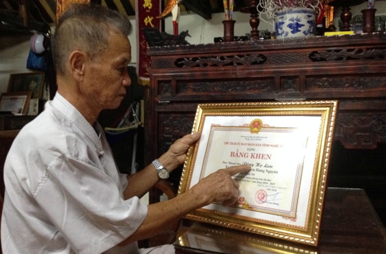 Tộc trưởng tiểu chi 3, dòng họ Lưu Đức chia sẻ về những thành tích mà dòng họ đạt được
