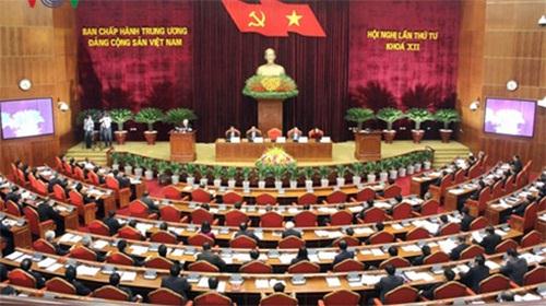 Hội nghị lần thứ 4 Ban Chấp hành Trung ương Đảng khóa XII diễn ra tại Hà Nội.
