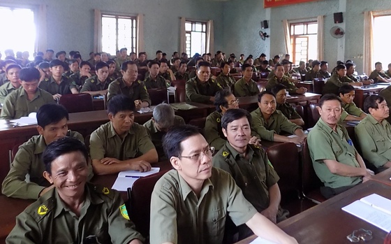 Các học viên tham gia lớp tập huấn