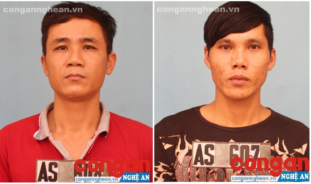 2 đối tượng Vũ Ngọc Thành và Trần Hùng