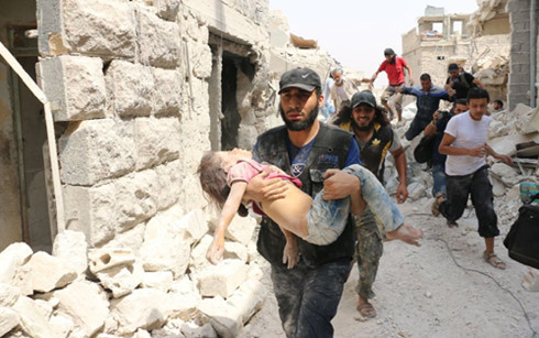 Các cuộc tấn công diễn ra trong bối cảnh quân đội Syria tăng cường hoạt động quân sự tại Aleppo nhằm đẩy lùi các nhóm khủng bố.(Ảnh minh họa/AFP).
