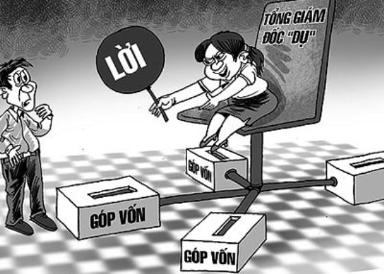 Cách thức kinh doanh tiền điện tử giống kinh doanh đa cấp - Tranh minh họa