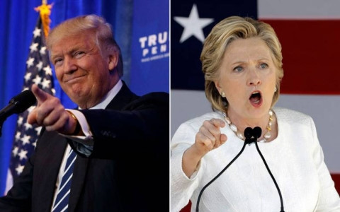 Donal Trump và Hilary Clinton. (Ảnh: AP)