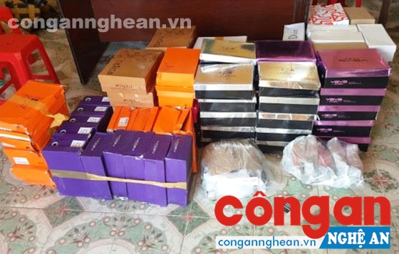 Lô hàng vận chuyển trái phép bị thu giữ