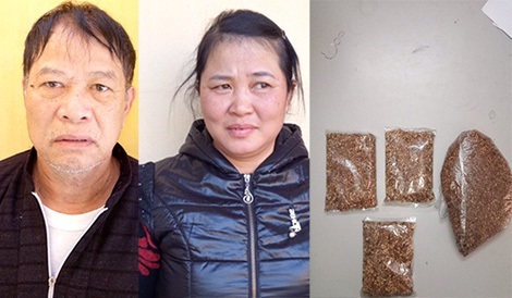 Vinh, Liên cùng số “thuốc” bệnh trọng giả.