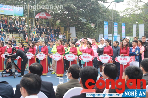 Các đoàn, VĐV tham gia giải năm nay