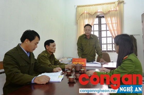 Ban Công an xã Ngọc Sơn luôn quan tâm xây dựng và nhân rộng các mô hình tự quản về ANTT