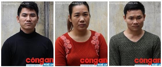 Các đối tượng chủ chốt trong đường dây đánh bạc