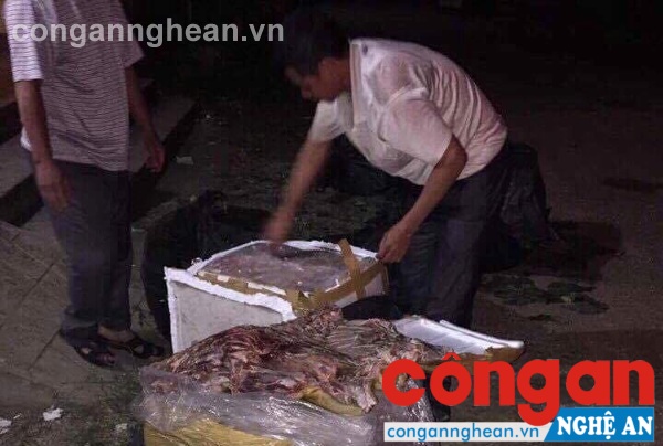 Số thực phẩm bị lực lượng chức năng thu giữ