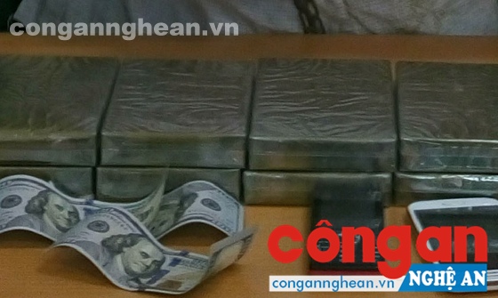 Tang vật tại trụ sở cơ quan BĐBP - Ảnh: Hải Thượng