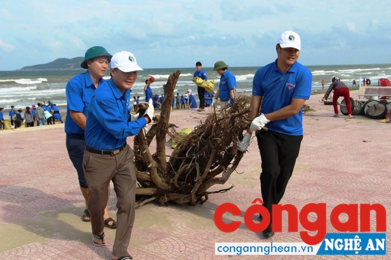 Trong năm 2016, nhiều chiến dịch làm sạch môi trường biển được các cấp Đoàn cơ sở triển khai