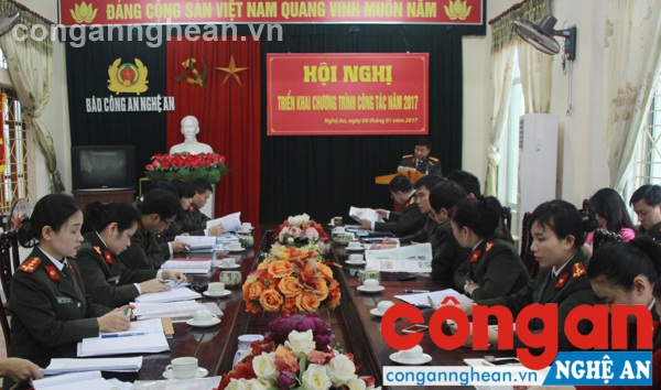 Toàn cảnh buổi hội nghị triển khai công tác năm
