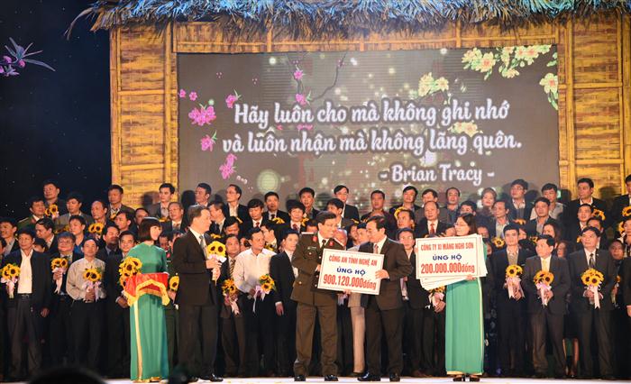 Các đơn vị ủng hộ Tết vì người nghèo