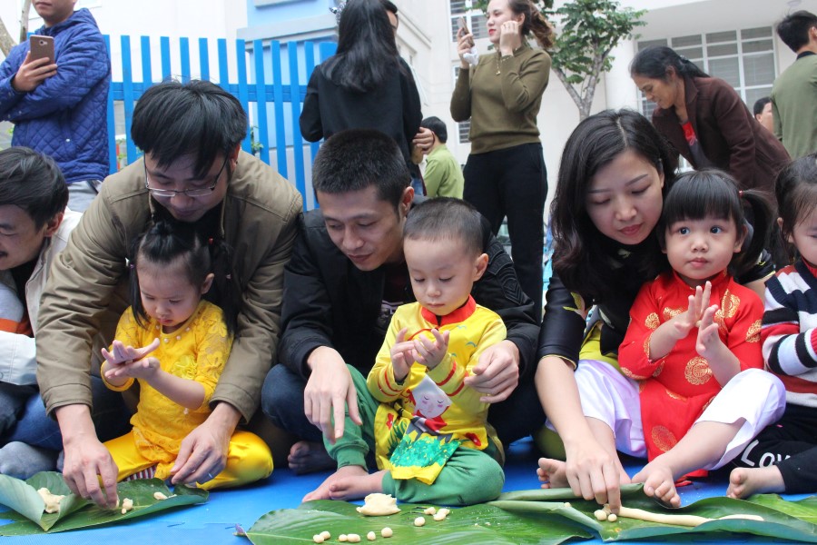 Tất nhiên với sự hỗ trợ nhiệt tình từ bố mẹ