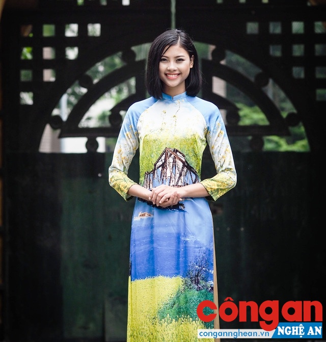 Người đẹp biển, top 5 Hoa hậu Việt Nam 2016 Đào Hà tinh khôi trong tà áo dài