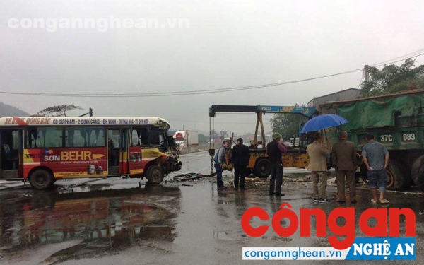 Hiện trường vụ tai nạn