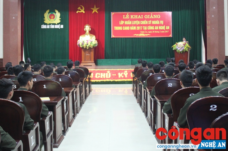Toàn cảnh buổi lễ khai giảng