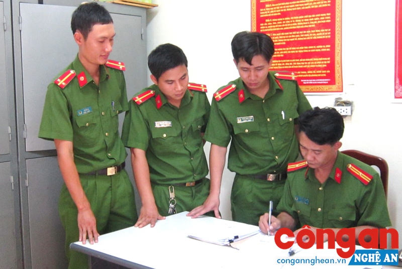  Công an TX Hoàng Mai triển khai công tác nắm tình hình tại cơ sở