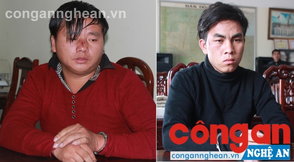 Hai đối tượng tại Cơ quan Công an