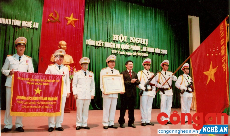 Phòng Cảnh sát ĐTTP về Ma túy được Nhà nước phong tặng danh hiệu “Anh hùng lực lượng vũ trang nhân dân trong thời kỳ đổi mới”