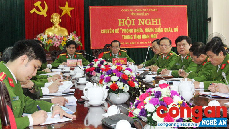 Hội nghị đã tập trung phân tích các nguyên nhân cháy và bàn các giải pháp phòng ngừa cháy nổ