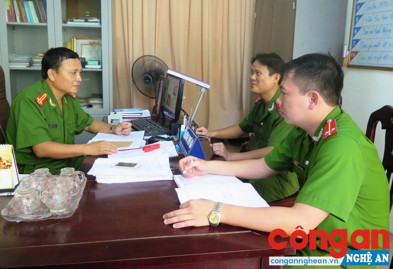 Công an phường Nghi Thu họp bàn kế hoạch đảm bảo ANTT