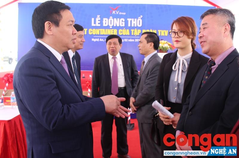 Lãnh đạo Trung ương và địa phương luôn quan tâm, tạo điều kiện cho các dự án, công trình công nghiệp trên địa bàn