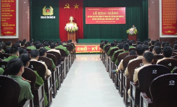 Toàn cảnh buổi lễ khai giảng