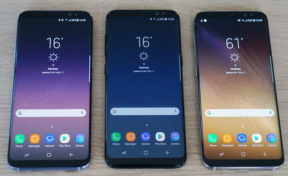 Màn hình Galaxy S8/S8 Plus mặc định là Full HD, có thể đổi thành WQHD+