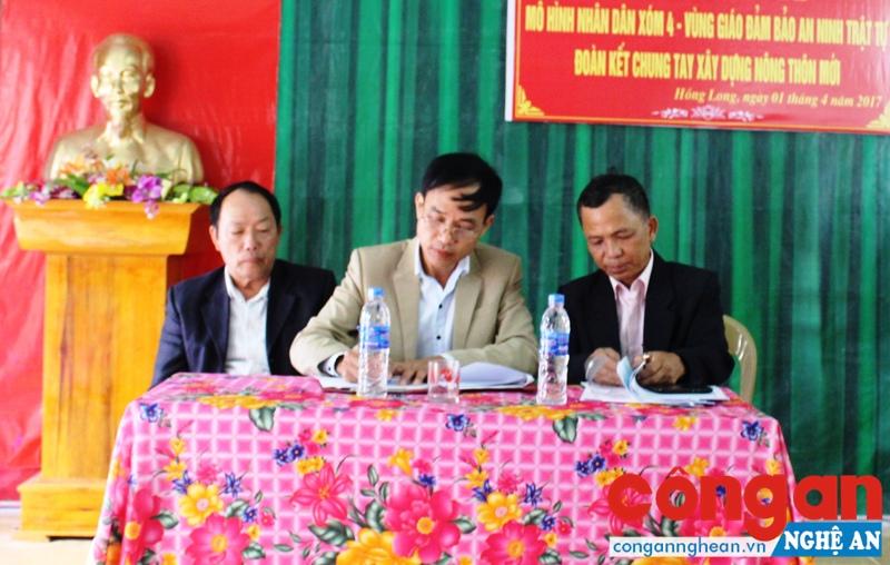 Ra mắt mô hình tại xóm 4, xã Hồng Long nhận sự đồng tình, ủng hộ của người dân