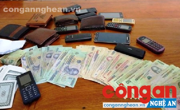 Tang vật bị thu giữ