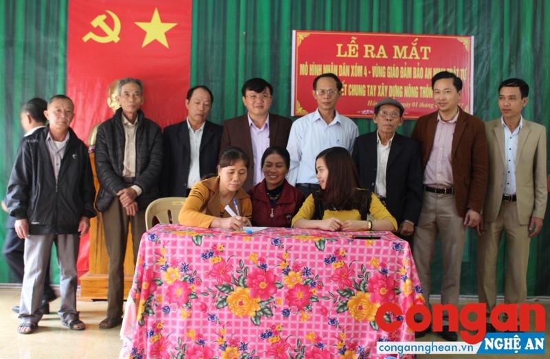 Ra mắt mô hình “Lương giáo đoàn kết đảm bảo ANTT, chung tay xây dựng nông thôn mới”
