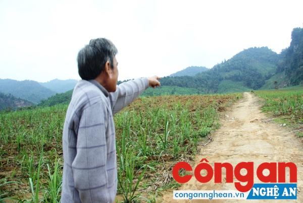 Biên bản mượn đất của người dân và diện tích đất xã mượn nhưng không trả