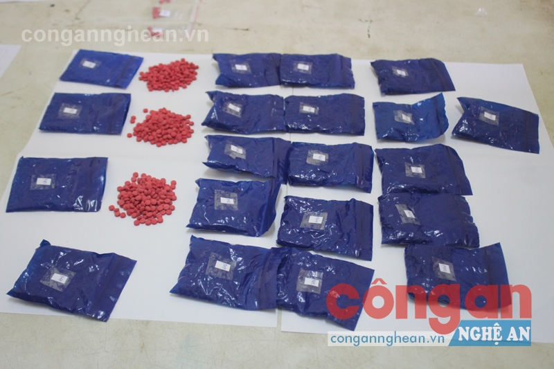 Số ma túy tổng hợp bị thu giữ