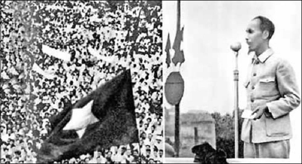 Ngày 2/9/1945, Chủ tịch Hồ Chí Minh đọc bản Tuyên ngôn Độc lập trên Quảng trường Ba Đình lịch sử