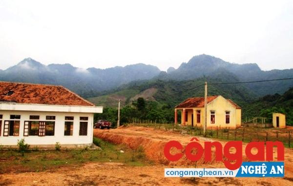 Một góc Khu tái định cư Pù Sai Cáng, xã Thông Thụ