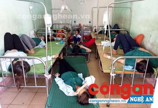 Một số công nhân đang điều trị tại bệnh viện