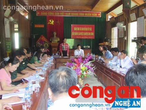 Toàn cảnh buổi làm việc