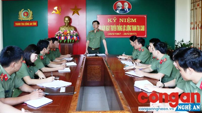 Thanh tra Công an tỉnh triển khai các mặt công tác