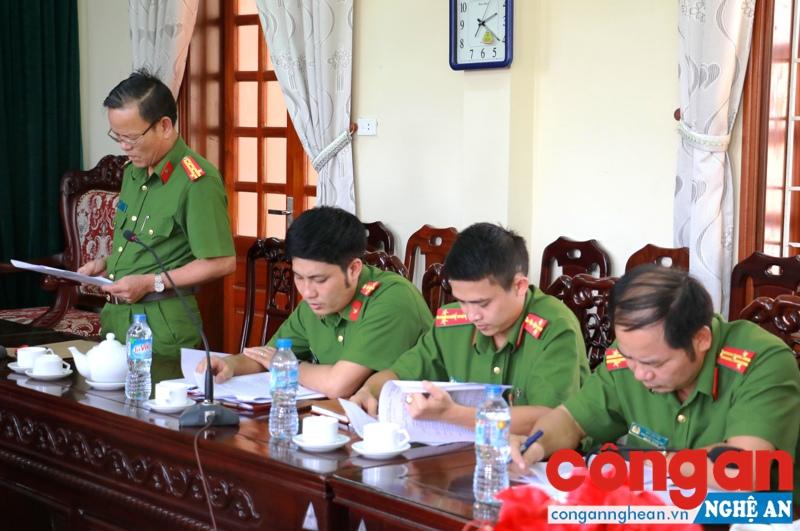 Các đơn vị báo cáo tình hình, kết quả công tác Quý II/2017.