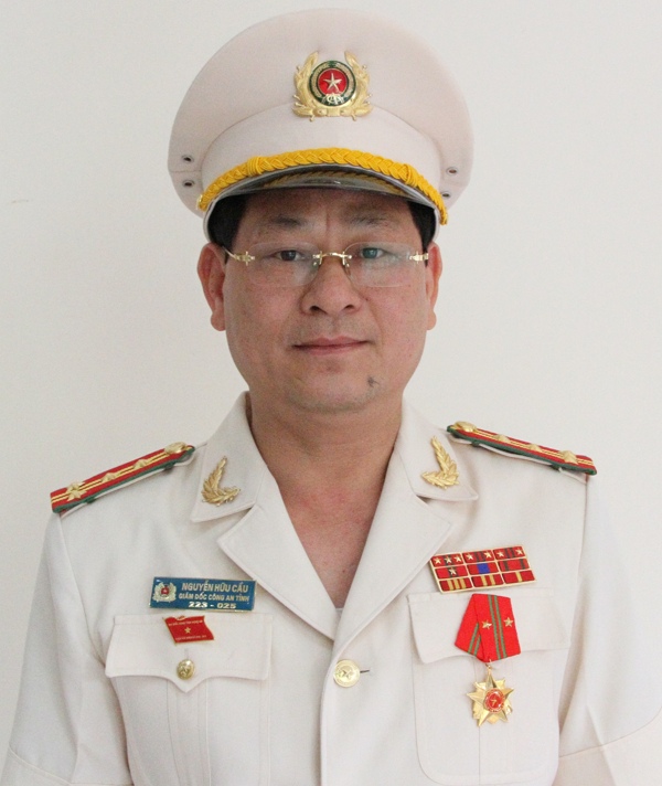 PGS.TS. Đại tá Nguyễn Hữu Cầu, Ủy viên BTV Tỉnh ủy, Giám đốc Công an tỉnh